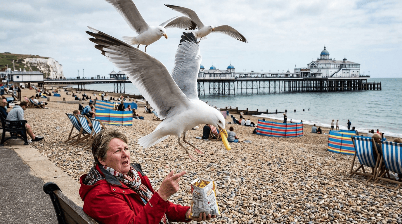 Eastbourne Seagulls Demand Airbourne Display Slot After Claiming They've Been Flying Here All Year