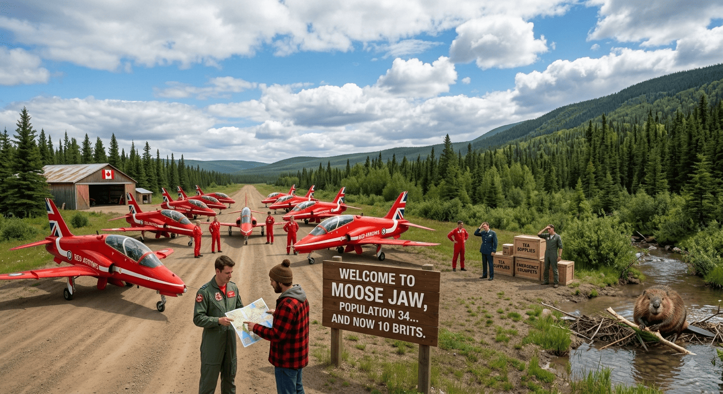 Eastbourne Dad Offers To Pick Red Arrows Up From Canada In His Ford Galaxy