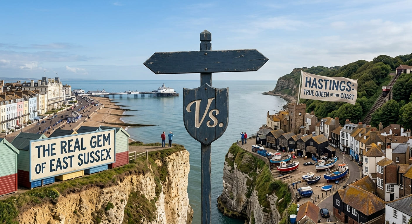 Eastbourne And Hastings Enter Diplomatic Crisis After Both Claim To Be "The Better End Of East Sussex"