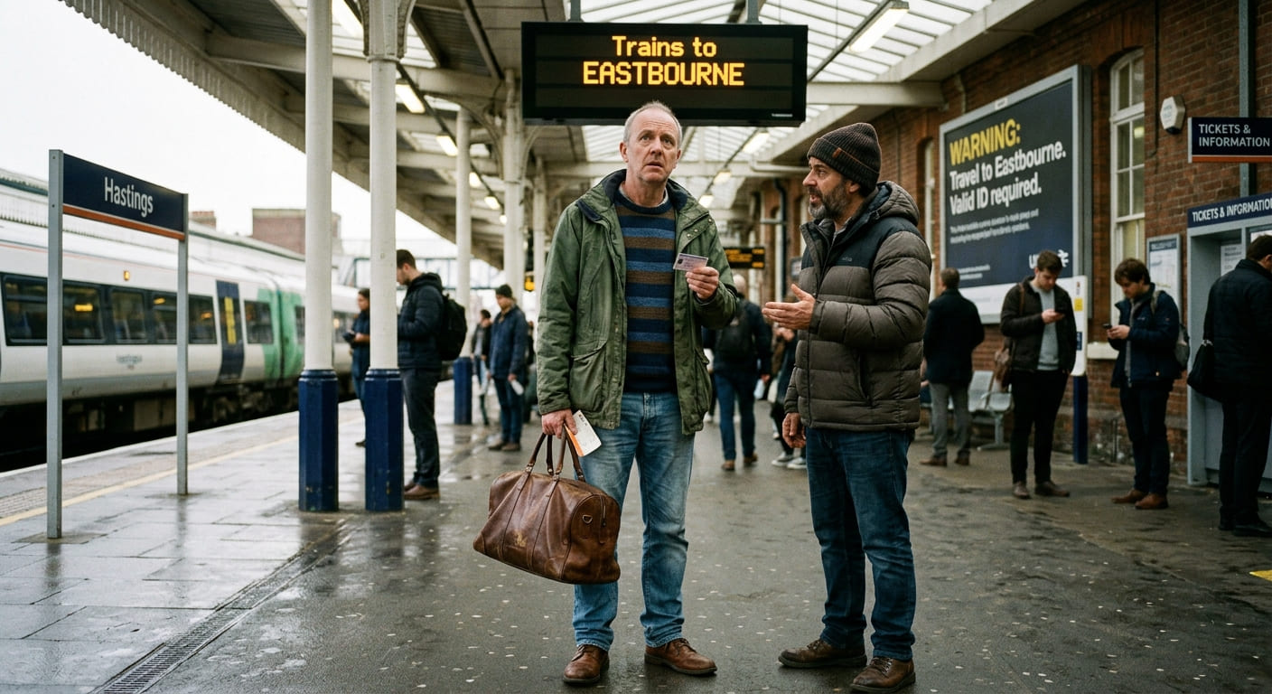Hastings Man Travels To Eastbourne Without Passport Despite Friends Warning Him Not To Risk It