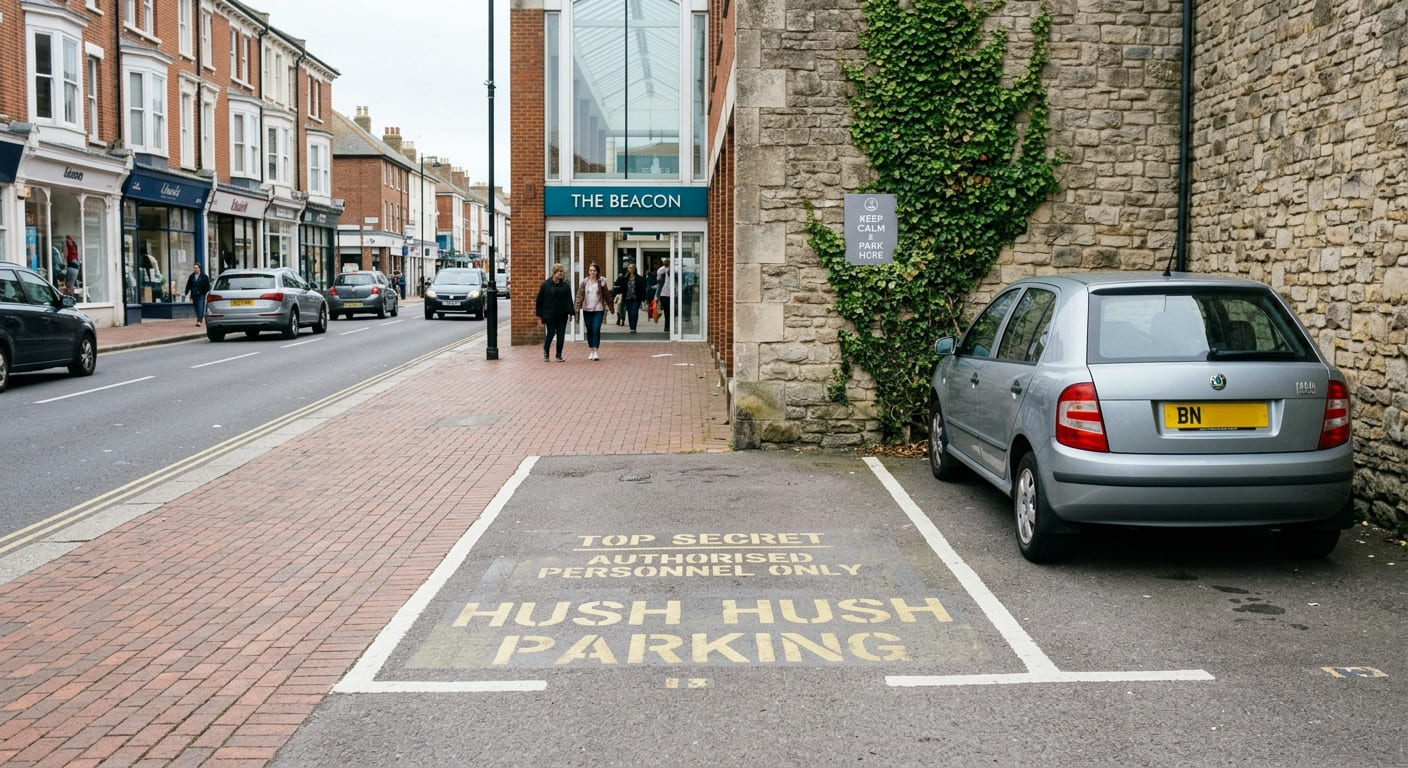 Eastbourne Man Claims He Knows Secret Free Parking Space, Refuses To Reveal Location Even To Family